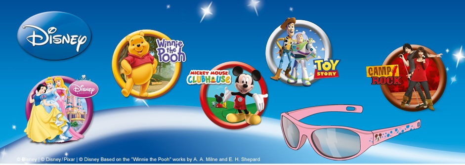 ochelari de soare pentru copii colectia Disney