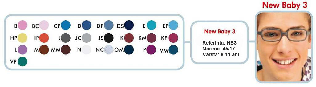 Rame ochelari Miraflex - New Baby 3
