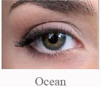 Lentile de contact Pretty Eyes Monthly Tricolo Lentile de contact Pretty Eyes Monthly Tricolo, culoare ocean