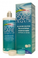 Solocare Aqua - solutie multifunctionala pentru intretinerea lentilelor de contact moi.